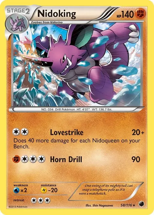 Nidoking card art