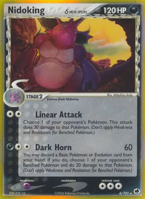 Nidoking (Delta Species) card art