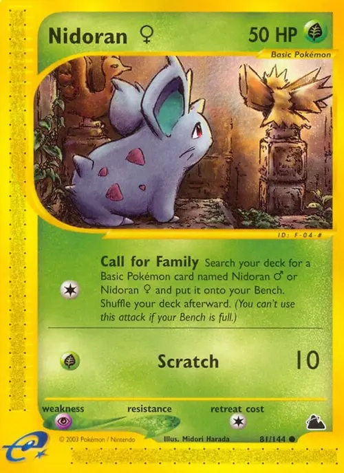 Nidoran F (81) card art