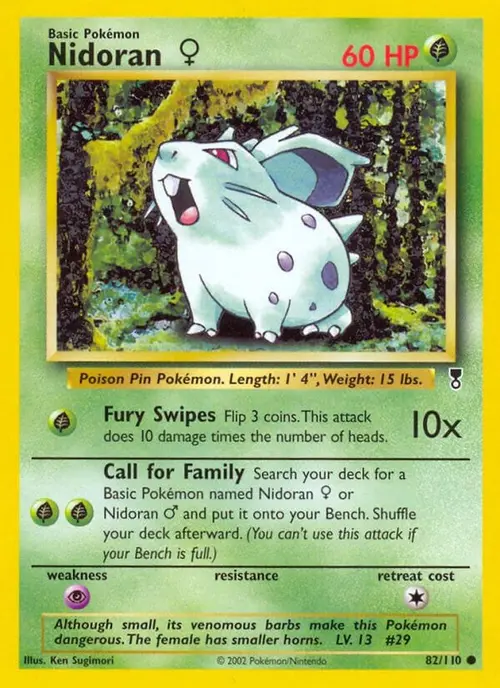 Nidoran F card art