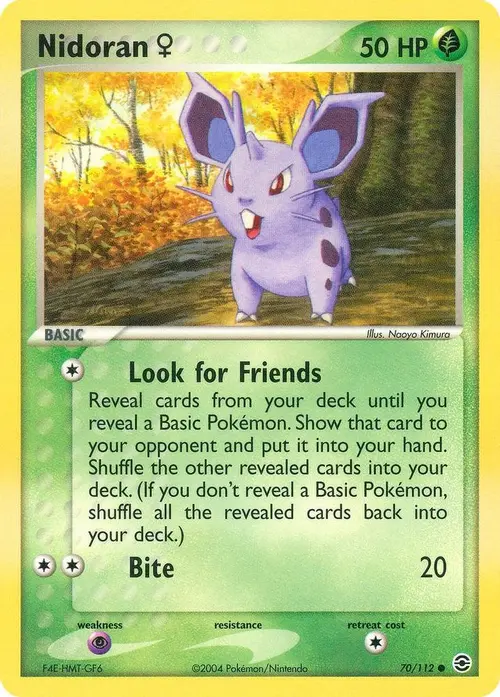 Nidoran F card art