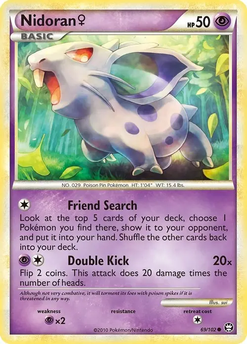 Nidoran F card art