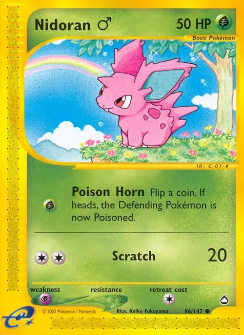 Nidoran M card art