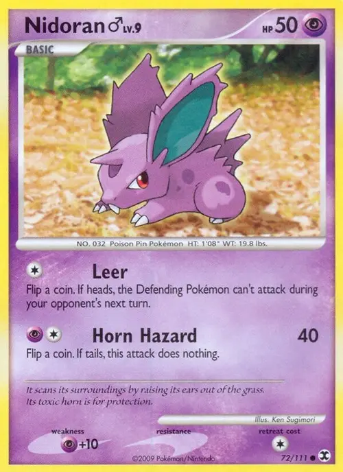 Nidoran M card art