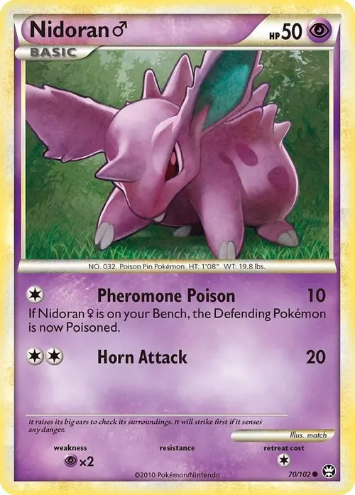 Nidoran M card art