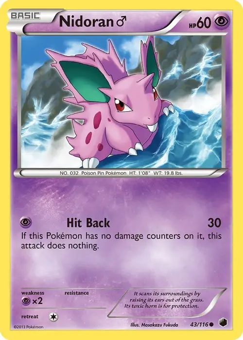 Nidoran M card art