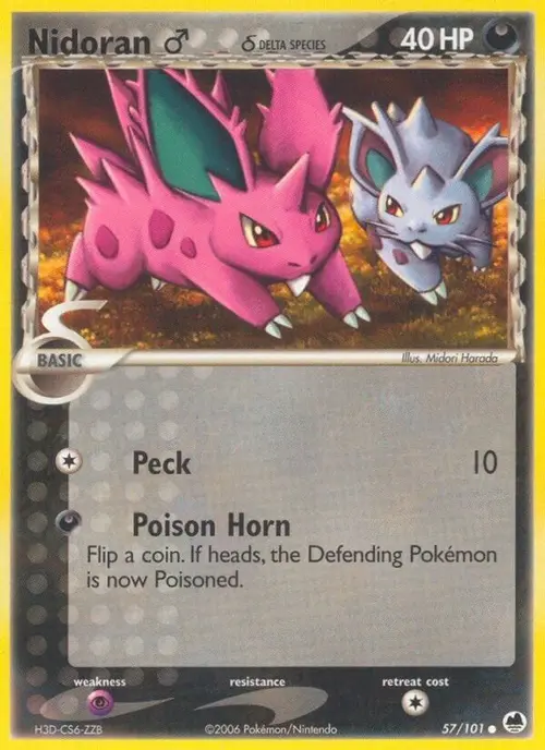 Nidoran M (Delta Species) card art