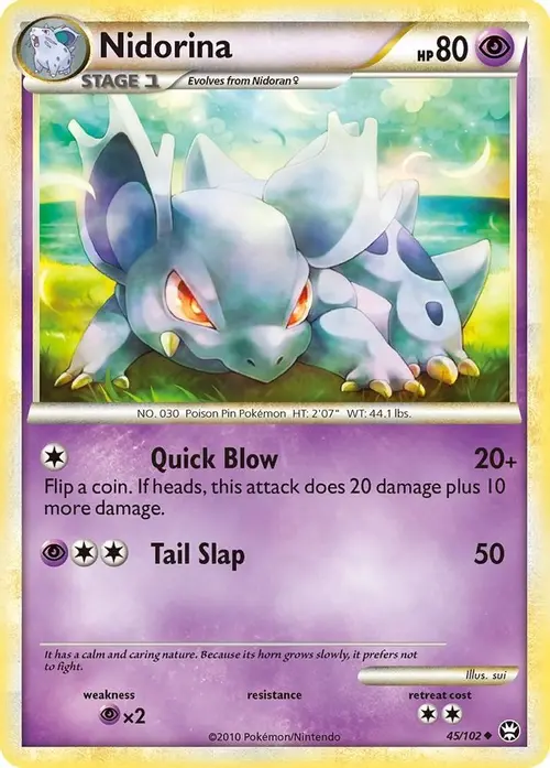 Nidorina card art