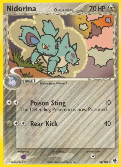 Nidorina (Delta Species) card art