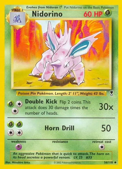 Nidorino card art