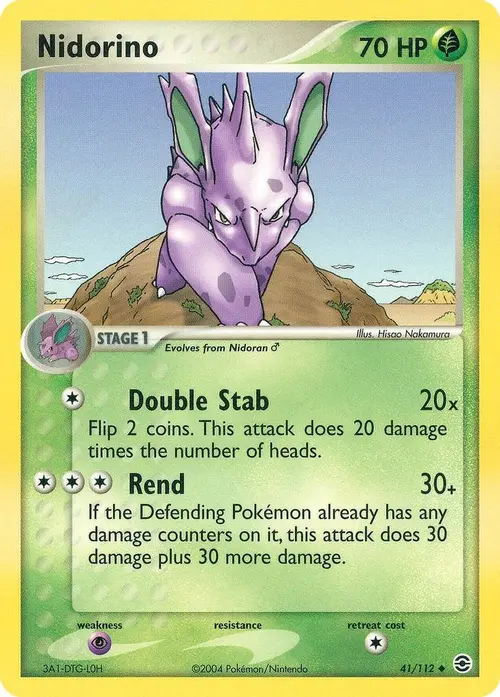 Nidorino card art
