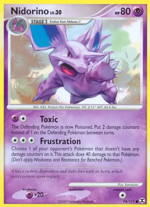 Nidorino card art