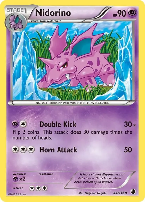 Nidorino card art