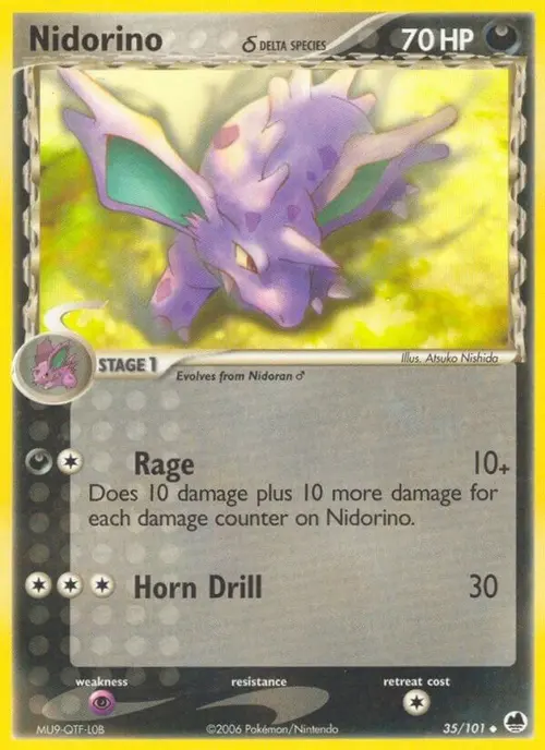 Nidorino (Delta Species) card art