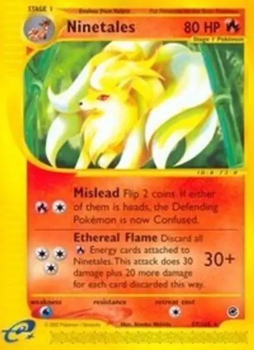 Ninetales (57) card art