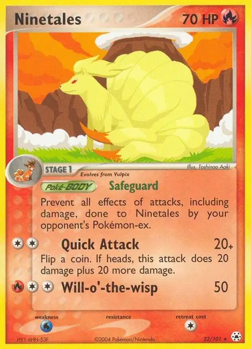 Ninetales card art