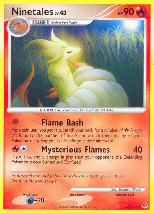 Ninetales card art