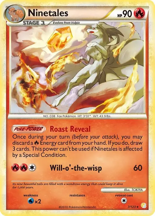 Ninetales card art