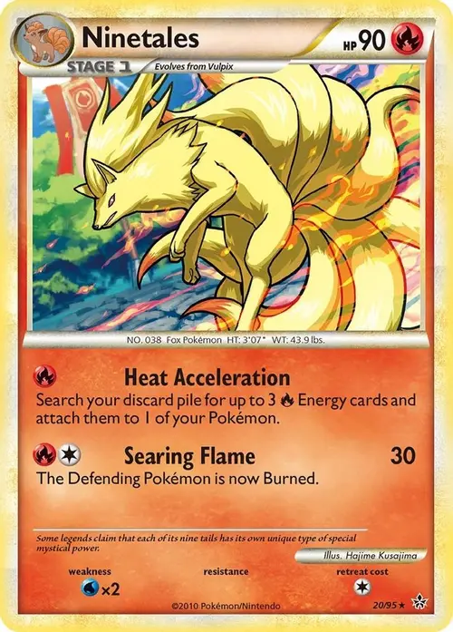 Ninetales card art