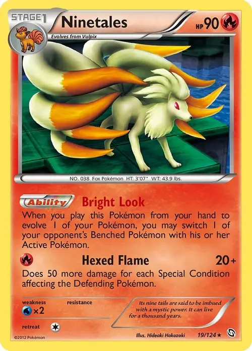 Ninetales card art
