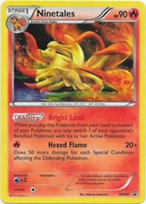 Ninetales - BW66 card art