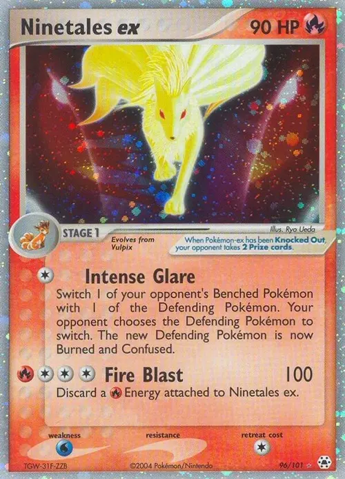 Ninetales ex card art