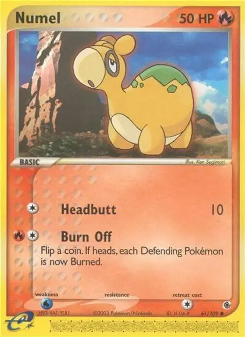 Numel card art
