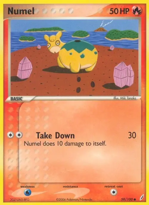 Numel card art