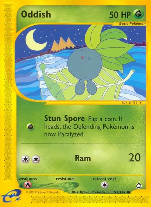 Oddish card art