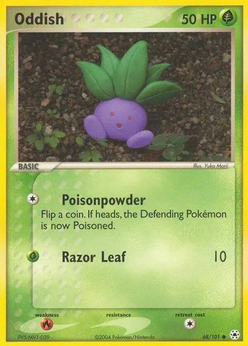 Oddish card art
