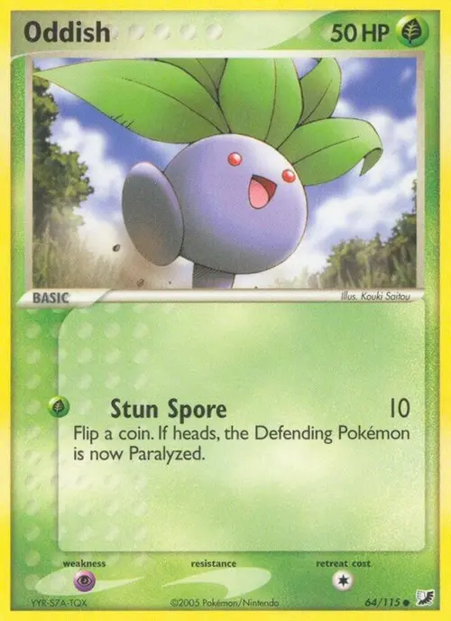 Oddish card art