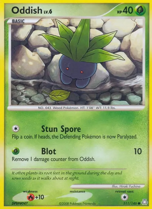 Oddish (111) card art
