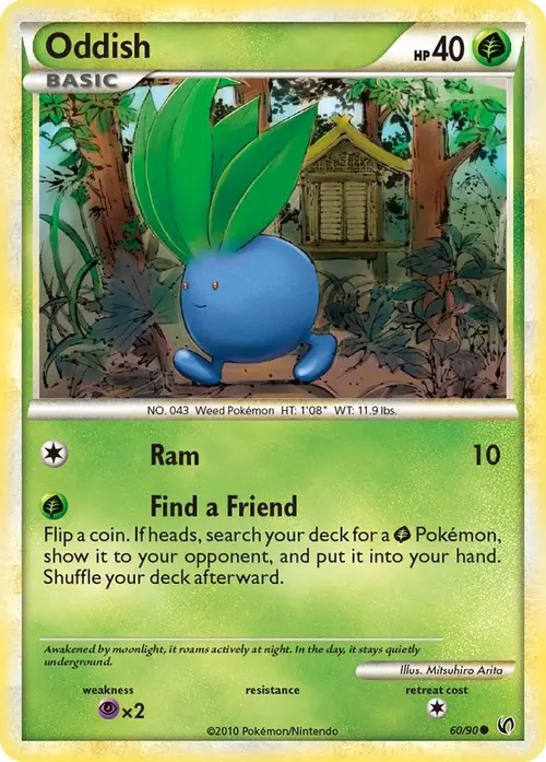 Oddish card art