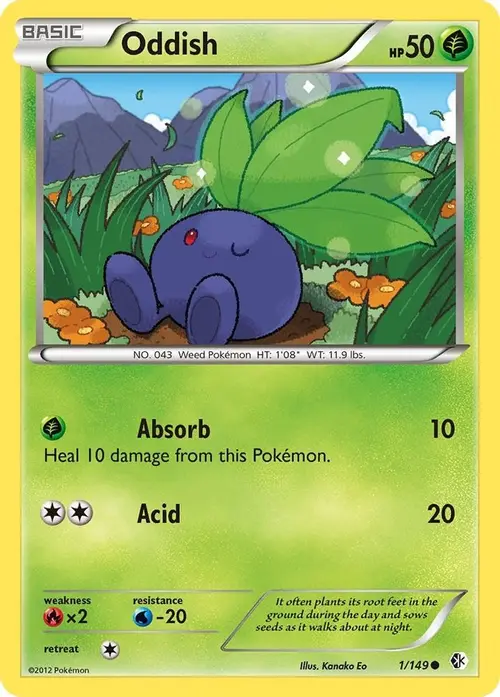 Oddish card art