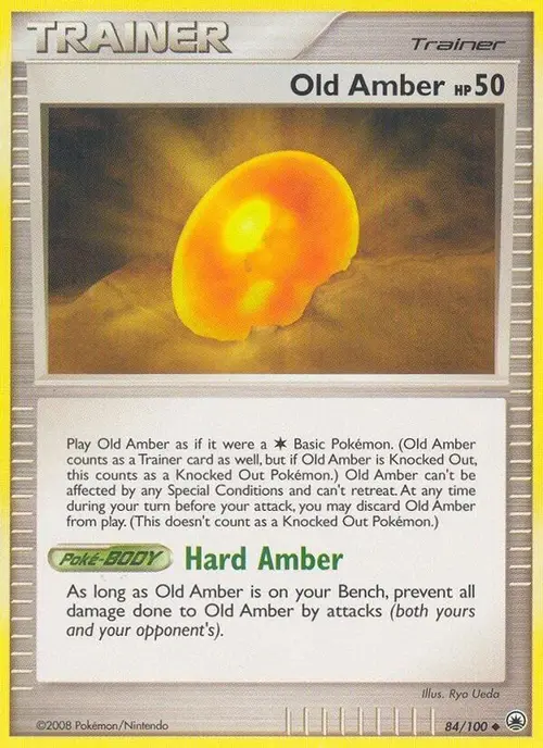 Old Amber card art