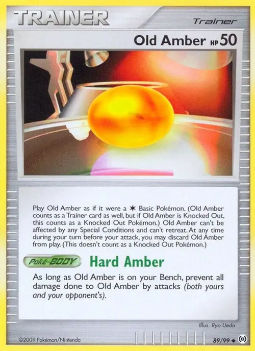 Old Amber card art