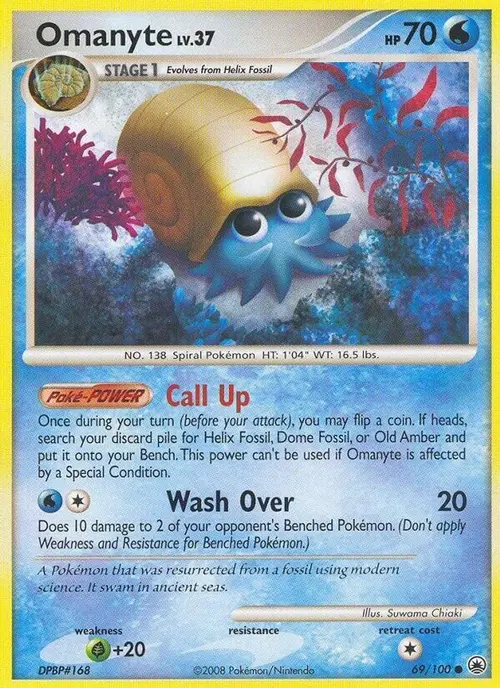Omanyte card art