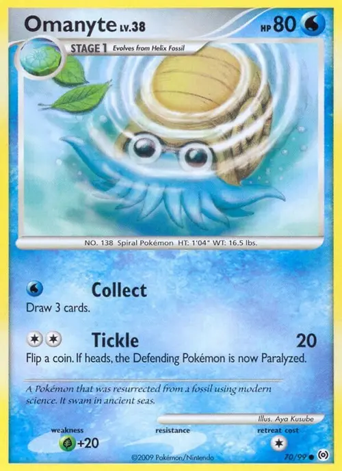 Omanyte card art