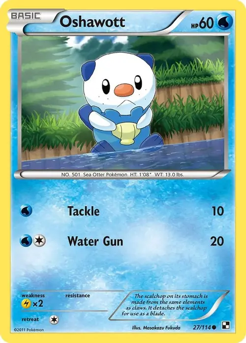Oshawott (27) card art