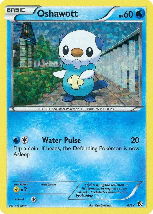 Oshawott - 4/12 card art