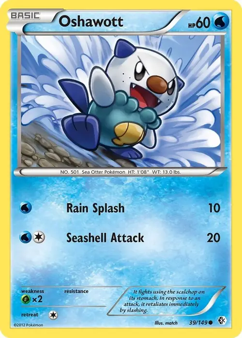 Oshawott card art