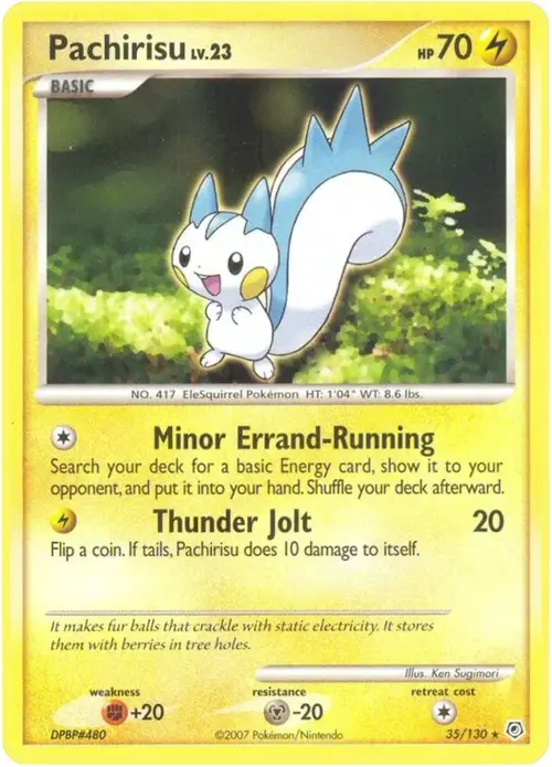 Pachirisu card art