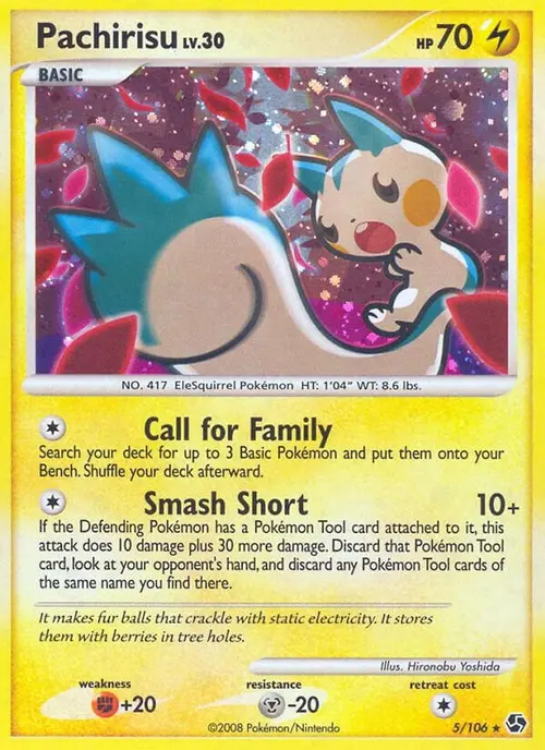 Pachirisu card art