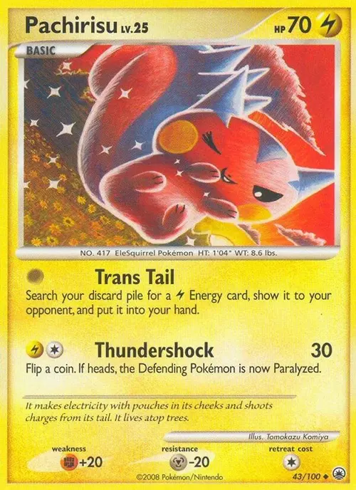 Pachirisu card art