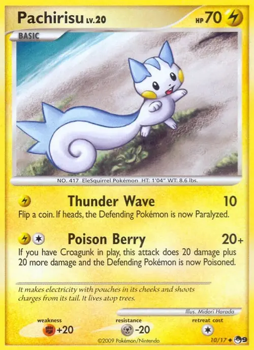 Pachirisu card art