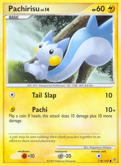 Pachirisu card art