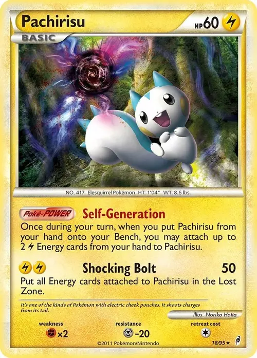Pachirisu card art