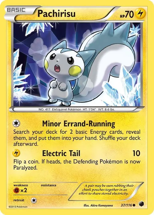 Pachirisu card art