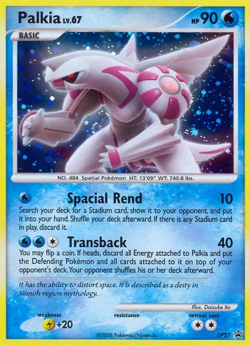 Palkia - DP27 card art