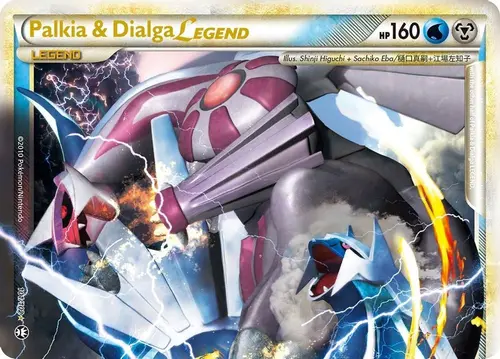 Palkia & Dialga Legend (Top) card art